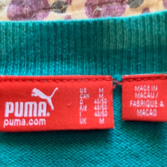 Puma - Teal sweater ladies Medium - Picture 6 of 9